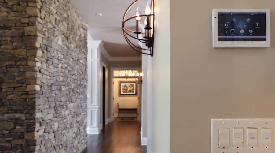 control4 centerville, walkway, interface, control panel, smart home automation, smart home control, ohio home control, interface, security