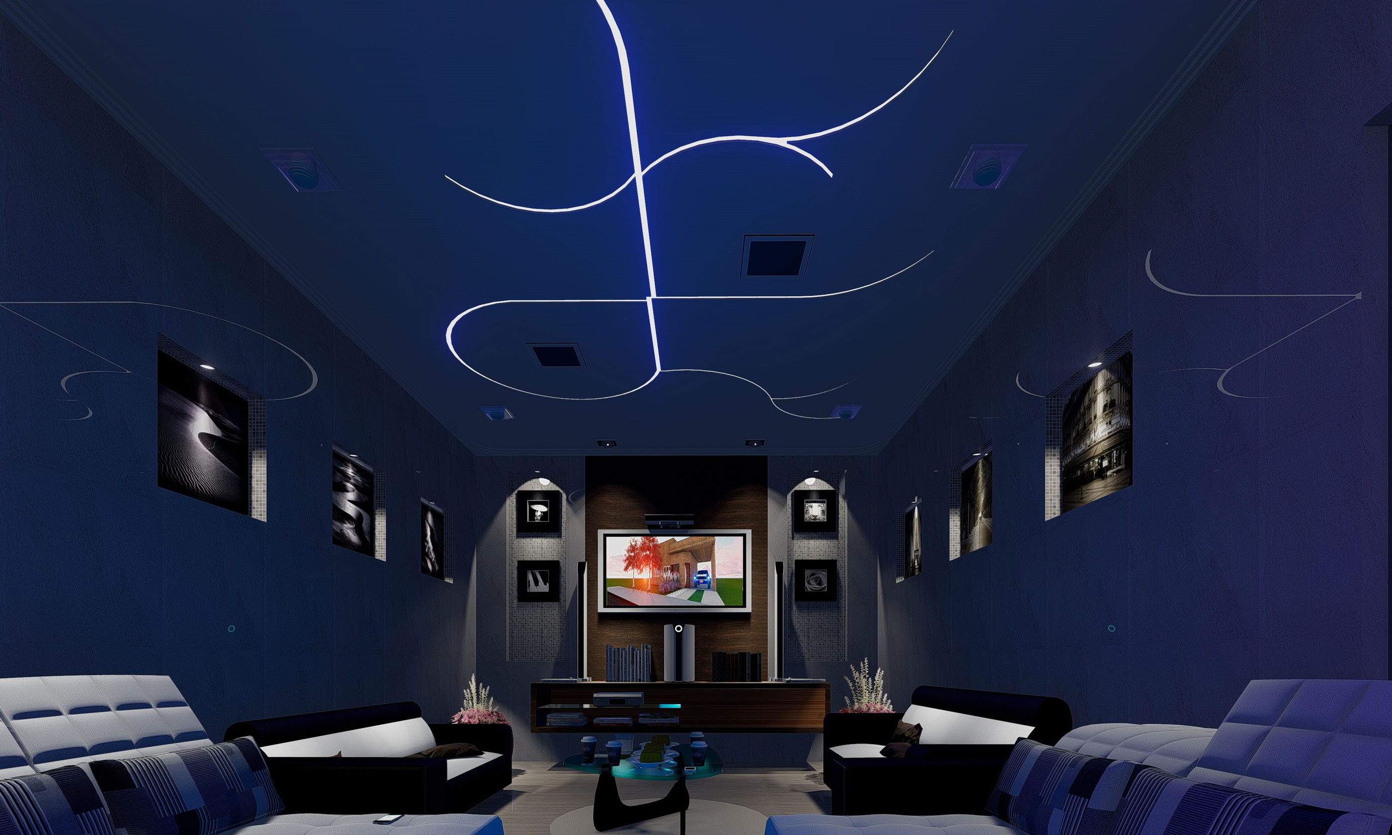 Home Lighting Control Dayton Oh, Smart Home Automation, Home Installation, media room