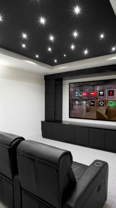 Smart Home Automation Dayton OH, smart home, luxury living, indoor theater, IOT, internet of things, screen, home theater
